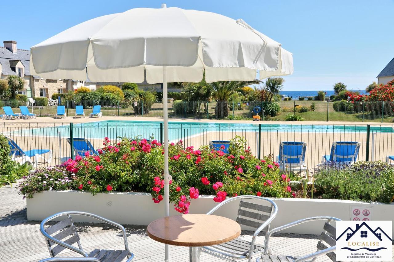 Au Seaside Retreat: Oceanview Comfort With Pool And Garden Guilvinec